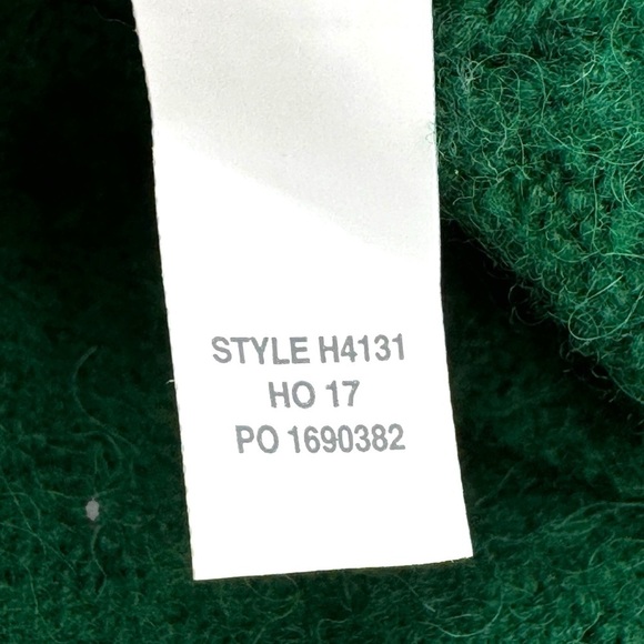 J. Crew Side Slit Supersoft Turtleneck Sweater Solid Green Style H4131 | Large - Picture 9 of 10